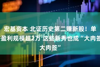 宏基资本 北证历史第二赚新股！单签盈利规模超2万 这些新秀也成“大肉签”