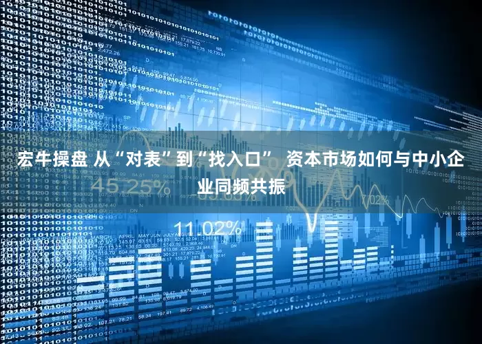 宏牛操盘 从“对表”到“找入口”  资本市场如何与中小企业同频共振