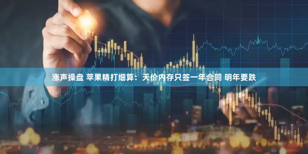 涨声操盘 苹果精打细算：天价内存只签一年合同 明年要跌